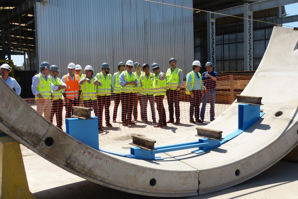 Obras da Linha Leste recebem visita de técnicos do BNDES