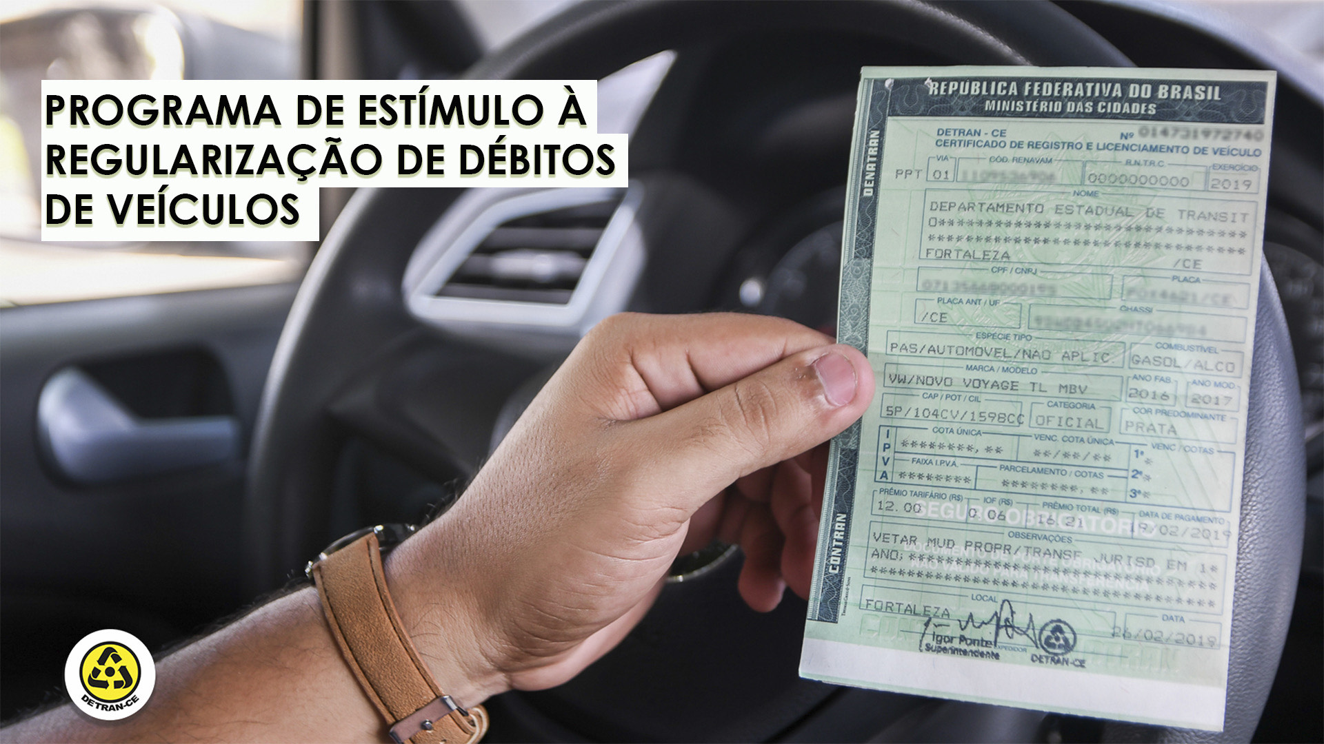 Com nova lei, Detran facilita regularização de débitos de veículos