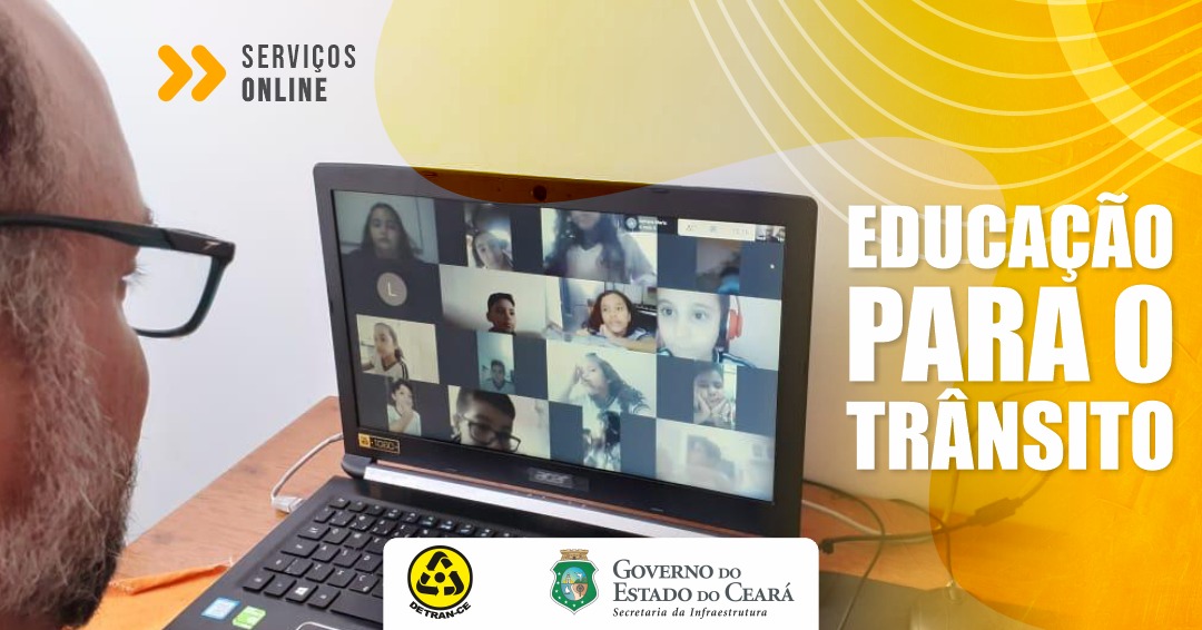 Aulas e Palestras online são os novos serviços da Escola de Educação para o Trânsito do Detran-CE