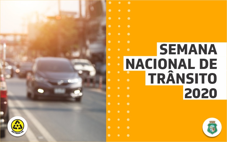 Detran-CE fará ações virtuais e intervenções educativas durante a Semana Nacional de Trânsito