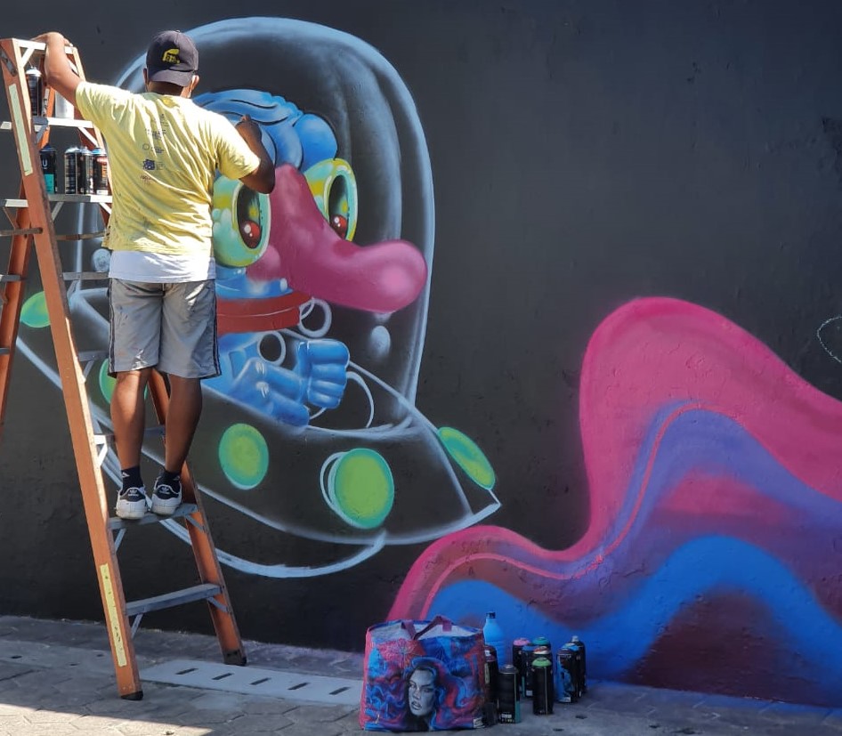 Artistas visuais farão grafite na Estação Conjunto Ceará do Metrofor
