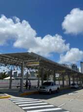 Linha Leste: Seinfra entrega terminal provisório de ônibus no Papicu