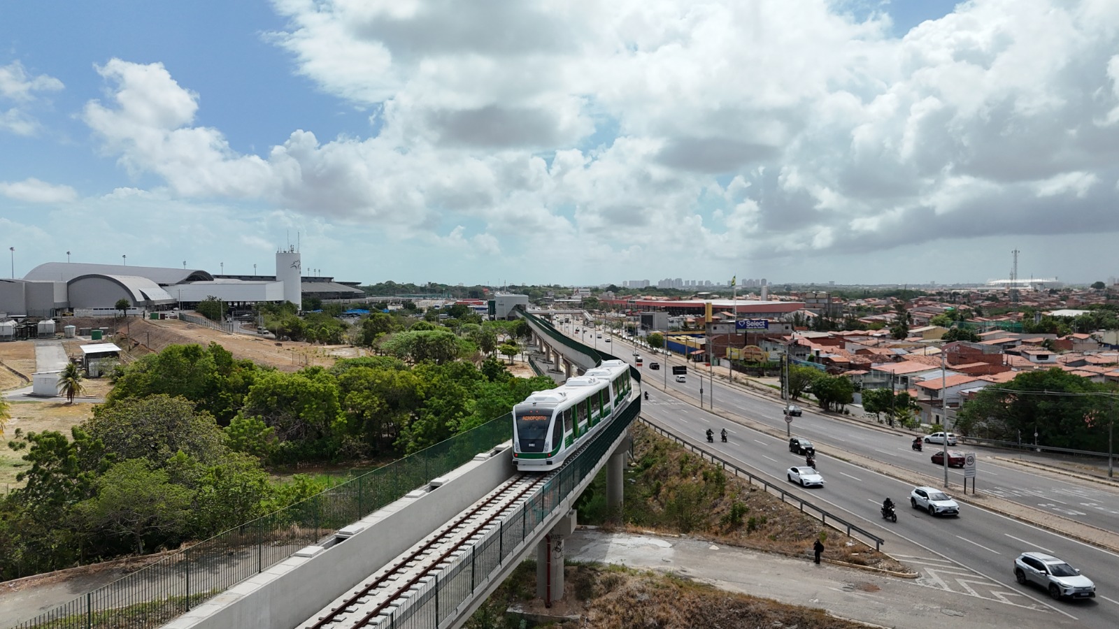Governo do Ceará inaugura VLT Aeroporto nesta sexta-feira (6)